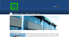 Desktop Screenshot of mspcladding.co.uk